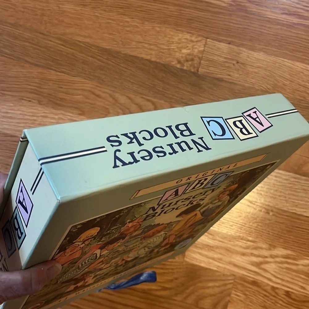 T.J. Whitney’s ABC Wooden Nursery Blocks NIB